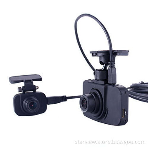 2-channel Full HD 1,080P 30fps recording portable DVRs with Ambarella A7L Chip, 3 inch 16:9 TFT LCD